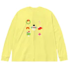 🐸かえるさんと仲間たち🐸のかえるさんのクリスマスB Big Long Sleeve T-Shirt