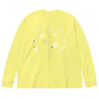 しまのなかまfromIRIOMOTEの西表島の白い花（11種）高さおさえめ Big Long Sleeve T-Shirt