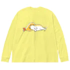 サトウノリコ*のピスピスゆーて寝るネコ【茶白】 Big Long Sleeve T-Shirt