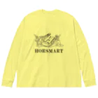 HORSMART公式ショップの色選べます『HORSMARTオリジナル商品』 ビッグシルエットロングスリーブTシャツ