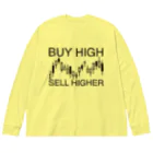 AURA_HYSTERICAのBuy high, sell higher ビッグシルエットロングスリーブTシャツ