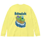 cementmilk WEBショップのGakenofuchi ビッグシルエットロングスリーブTシャツ