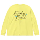 WLDのhandwriting dodge ball Big Long Sleeve T-Shirt