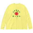 Otters LadenのLevel あっぷる Big Long Sleeve T-Shirt