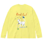 ペットショップボーイズのネコちゃん(白猫) Big Long Sleeve T-Shirt