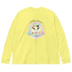 kima-maniのLots of cute 〜フリルとリボンと三毛猫と〜 Big Long Sleeve T-Shirt