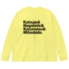 KAWAGOE GRAPHICSの織田四天王 Big Long Sleeve T-Shirt