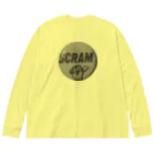 チンパンジーマートのSCRAM "逃げろ！" Big Long Sleeve T-Shirt