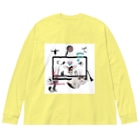 𝙈𝙊𝙈𝙊'𝙨 𝙎𝙝𝙤𝙥のHappy Halloween #03 Big Long Sleeve T-Shirt