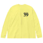 イラスト MONYAAT のワンポイント 39 Thank you A Big Long Sleeve T-Shirt