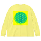 紫園+sion+(麗舞+reybu+)の💚パイナップル💛 Big Long Sleeve T-Shirt