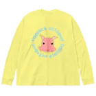 LalaHangeulのFlapjack Octopus(メンダコ) 英語バージョン Big Long Sleeve T-Shirt