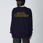 Panic CocktailsのPanic Cocktails BoldLogo YellowDot ビッグシルエットロングスリーブTシャツ