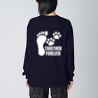 WAN-ONE Style shopのTOGETHER FOREVER Big Long Sleeve T-Shirt