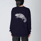 新谷べにのパンサーカメレオン白＋ Big Long Sleeve T-Shirt