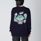 FooDeeのburgerビッグシルエットLS Tee Big Long Sleeve T-Shirt