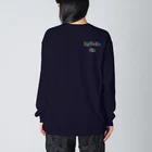 ストリートファッションはEighTwOne-821-(えいとぅーわん はちにーいち)のボックスLOGO Big Long Sleeve T-Shirt