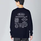 bankrollのk ビッグシルエットロングスリーブTシャツ