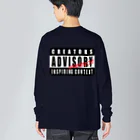 VRIGVTVSHI のADVISORY"CREATORS" NAVY Big Long Sleeve T-Shirt