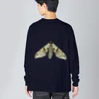 L_arctoaのウンモンスズメ幼虫と成虫 Big Long Sleeve T-Shirt