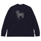 AtelierBoopの花月 ピジョンフリーゼ Big Long Sleeve T-Shirt