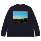 野々の昼のお月さん Big Long Sleeve T-Shirt