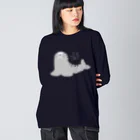 手書き家の来世もほ乳類がいいアザラシ Big Long Sleeve T-Shirt