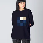 3×3 のドット絵の葛飾北斎 - 3×3 のドット絵 Big Long Sleeve T-Shirt