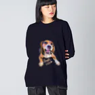 ビーグル大好きのビーグル犬LOVE Big Long Sleeve T-Shirt