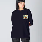 Chika-Tataの楽園 ビッグシルエットロングスリーブTシャツ