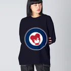 ROYAL BEAR FORCEのRoundel (Royal Bear Force) ビッグシルエットロングスリーブTシャツ