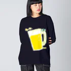 mei’s_atelier_shopのいやさか、BIGジョッキ。 Big Long Sleeve T-Shirt