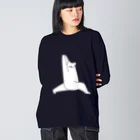 しろくま&ペンギン通信のしろくまヨガB Big Long Sleeve T-Shirt