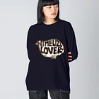 てとてととりのヒメウズラヴァー Big Long Sleeve T-Shirt