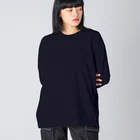 AtelierBoopの花月 ピジョンフリーゼ Big Long Sleeve T-Shirt