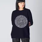 Yuki Matsutakeのまるまる般若心経（白文字） Big Long Sleeve T-Shirt