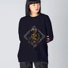 縷◈MADE◈紅の昇龍-edomurasaki- Big Long Sleeve T-Shirt