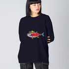 まめのき。のまぐろ部位① Big Long Sleeve T-Shirt