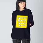 inko andの団結オバケちゃん ビッグシルエットロングスリーブTシャツ