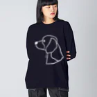 aya1のビーグル〈白線〉 Big Long Sleeve T-Shirt