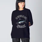 猫と釣り人のKUROKAJIKI_EB_1CW Big Long Sleeve T-Shirt