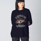 猫と釣り人のMAHATA_EB_1CW Big Long Sleeve T-Shirt