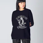 猫と釣り人のKURAGE_EB_1CW ビッグシルエットロングスリーブTシャツ