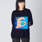 R☆worldの¥は地球を救う ビッグシルエットロングスリーブTシャツ