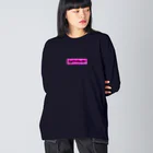 ストリートファッションはEighTwOne-821-(えいとぅーわん はちにーいち)のボックスLOGO Big Long Sleeve T-Shirt