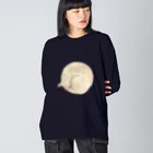 まるくの満月猫 Big Long Sleeve T-Shirt