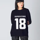 いそのスーパースターズのNo.18 Tシャツ ビッグシルエットロングスリーブTシャツ