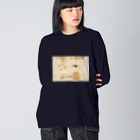 いちのせかぶとgoodsのゆたっりすごすだいじなじかん Big Long Sleeve T-Shirt