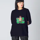 Hunt's GARMENTsのLegend granpa Big Long Sleeve T-Shirt