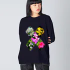 LalaHangeulの野の花シリーズ　X(エックス) Big Long Sleeve T-Shirt